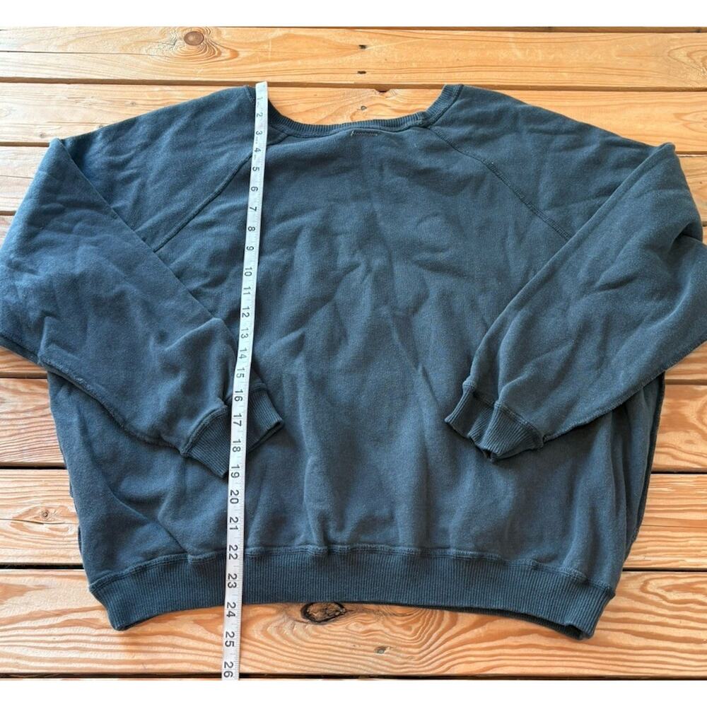 People of leisure $108 NEW Women’s Pink Floyd Oversized Sweatshirt Sz M Grey CC - Picture 8 of 10